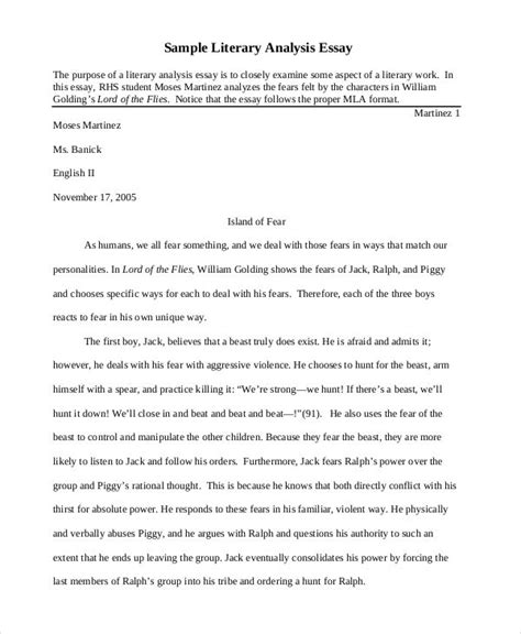 Book Report Template for Literary Analysis