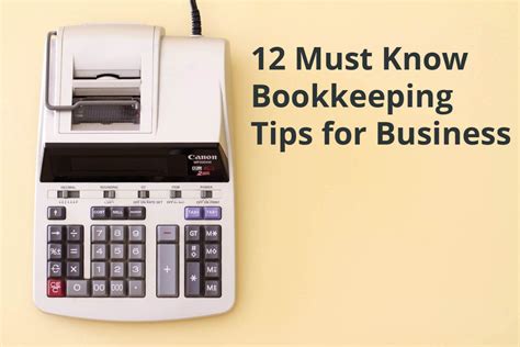 Bookkeeping Tips