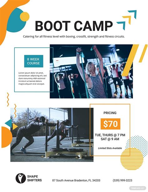 Boot Camp Template Design Flyer