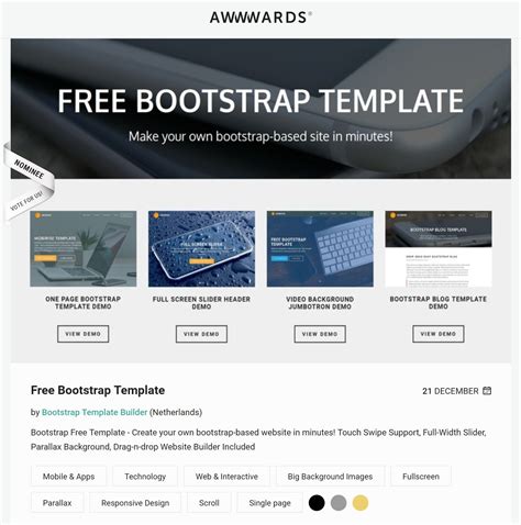 Bootstrap Template