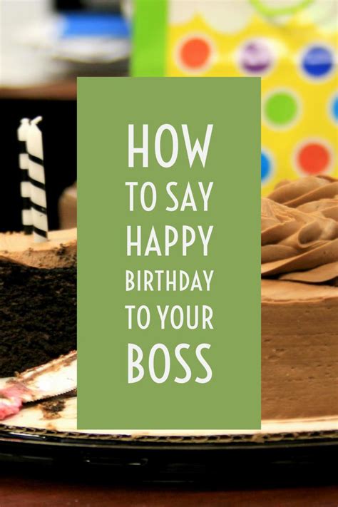 Boss Birthday Card Ideas for Coworkers