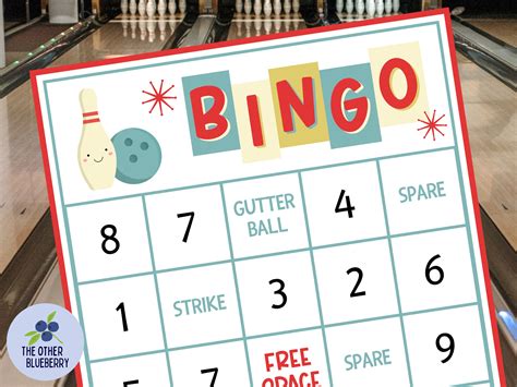 Bowling Bingo Printables