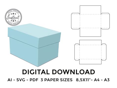 box with lid template benefits