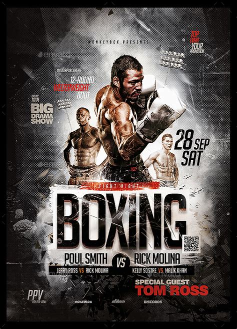 Boxing Match Poster 1