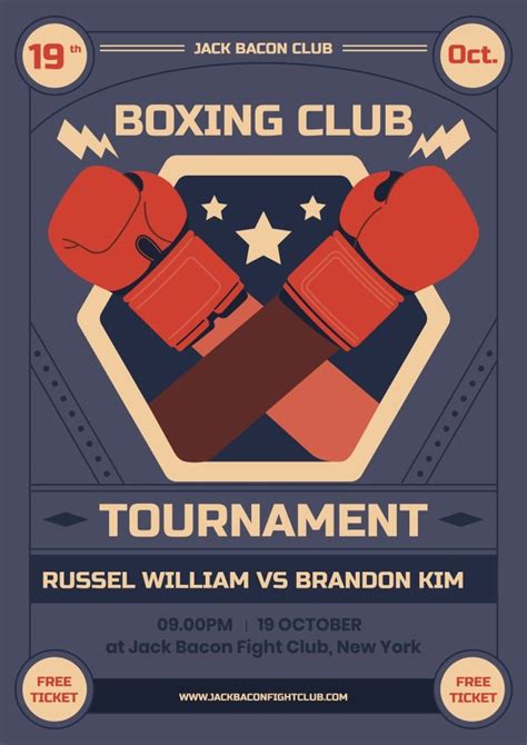 Boxing Match Poster 10