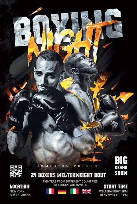 Boxing Match Poster 2