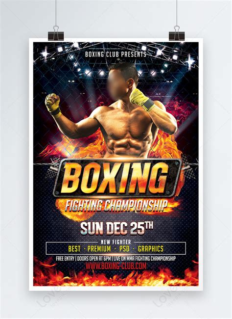 Boxing Match Poster 4