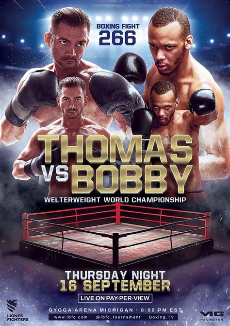 Boxing Match Poster 7