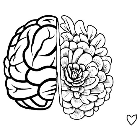 Brain Coloring Pages for Creativity