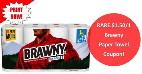 Brawny paper towel coupons printable benefits