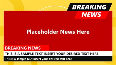 Breaking News Format