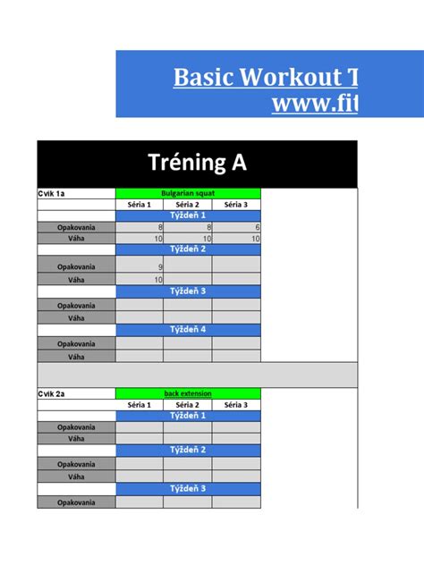 Bret Contreras Workout Template PDF