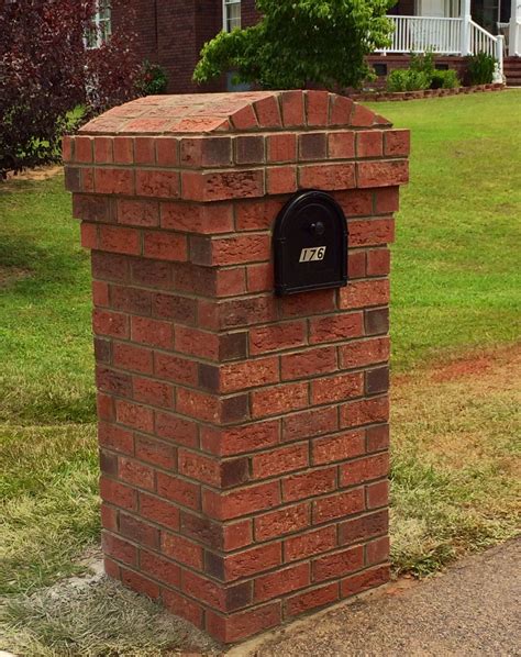 Brick mail box design 5