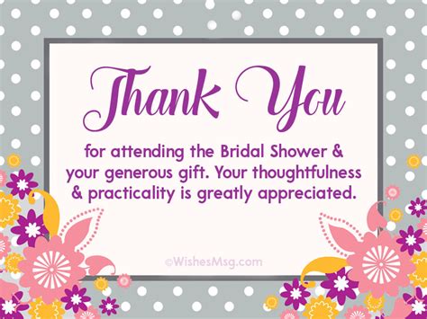 Bridal Shower Thank You