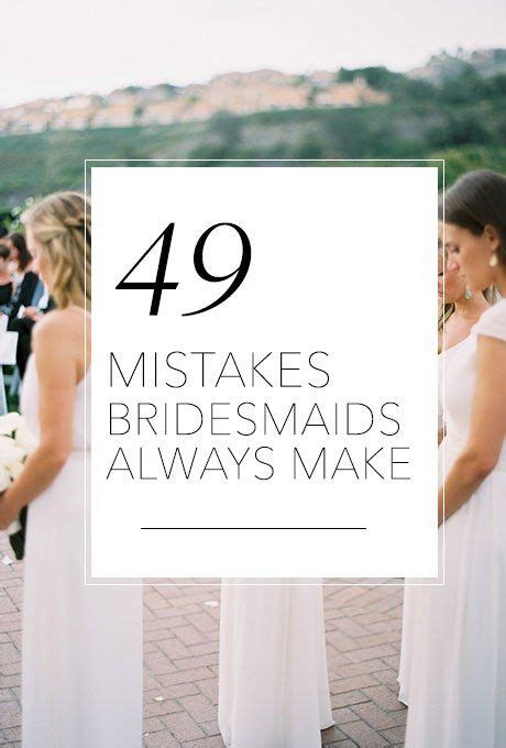 Bridesmaid Ask Mistakes