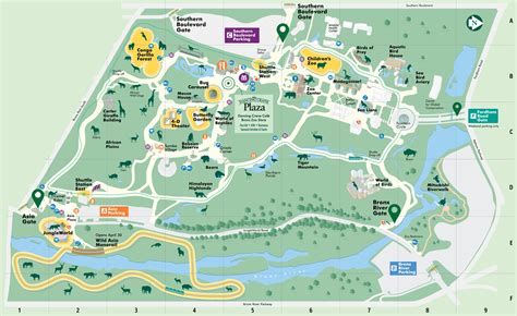 Bronx Zoo Maps Overview