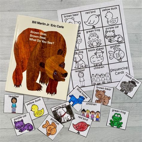 Brown bear activity book