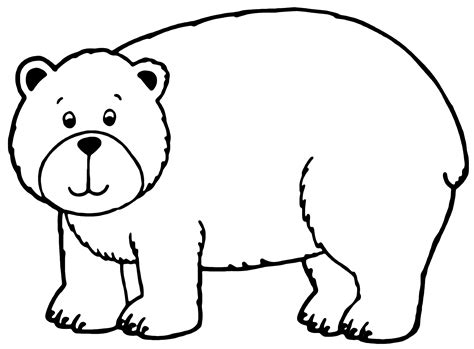 Brown bear coloring pages