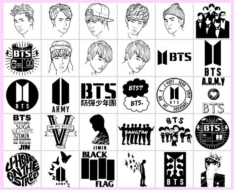 BTS Printable Designs