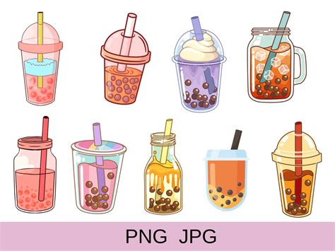 Bubble Tea Illustrations