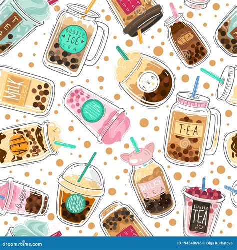 Bubble Tea Pattern