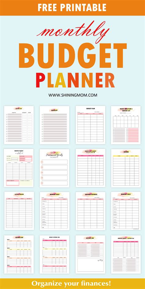 Budget Planner Templates