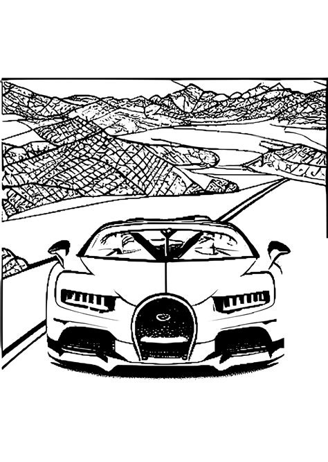 Bugatti Type 35 coloring page