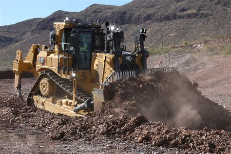 Bulldozers in action