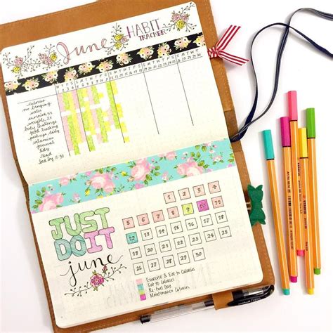 Bullet Journal Layouts