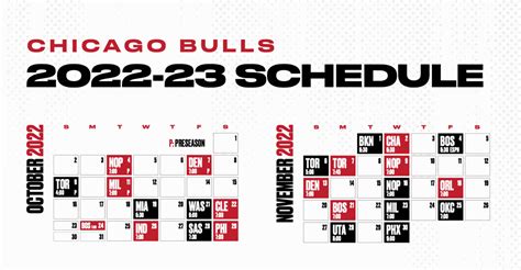 Bulls Game Schedule