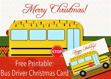 Bus driver printables