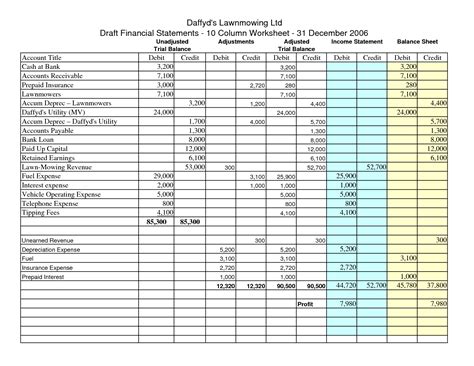 Business Accounting Template