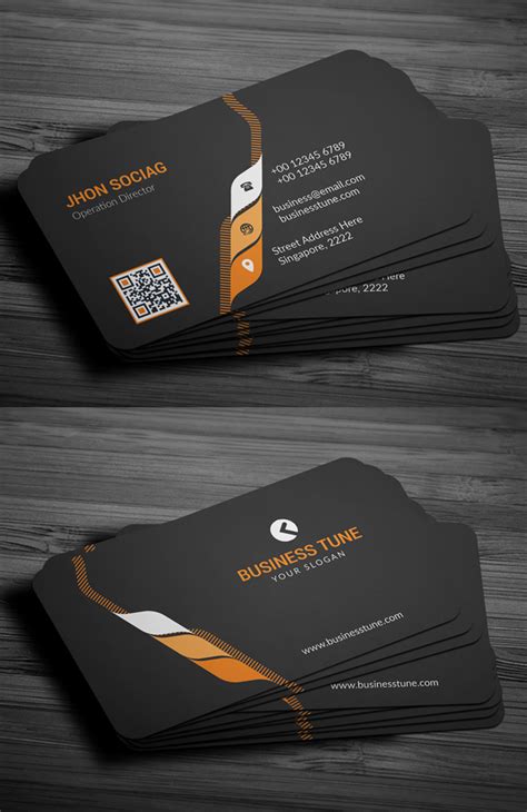 Business Card Template Design 6