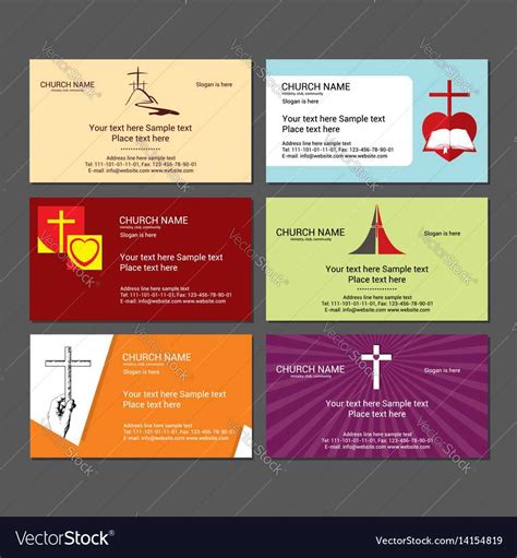 Business card templates for Christians