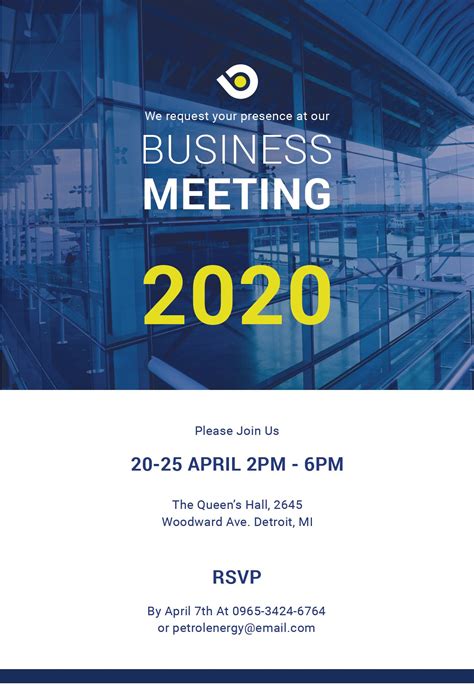 Business Meeting Invitation