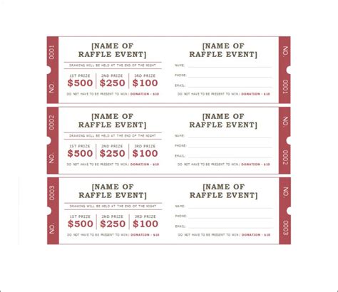 Business Ticket Template