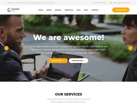 Business Website Template