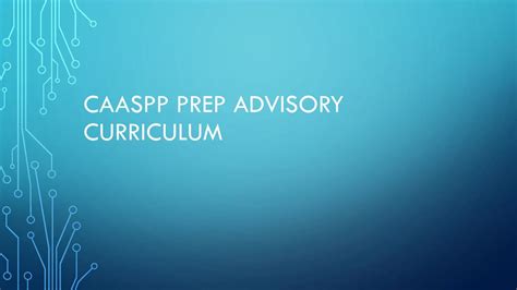 CAASPP Preparation