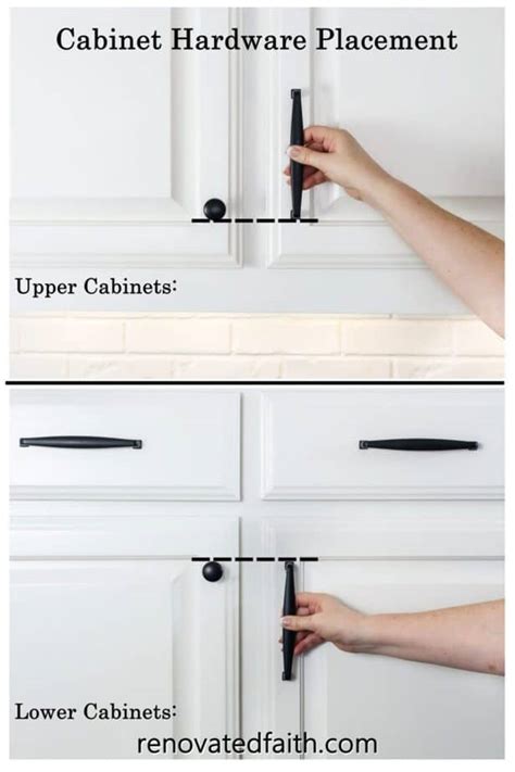 Cabinet Handle Placement