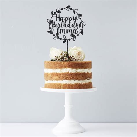 Cake topper ideas for birthdays