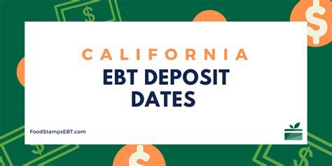 California EBT Deposit Time Process