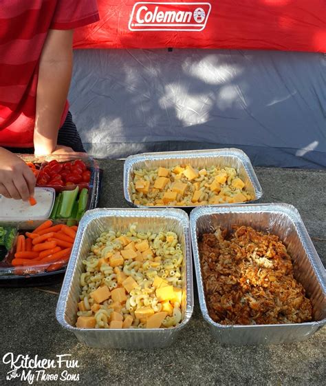 Delicious camping food