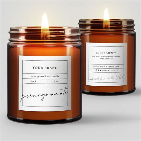 Candle Label Design 2