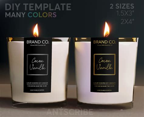 Candle Label Design 5