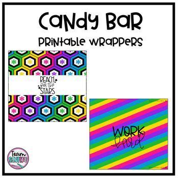 Candy Bar Wrappers Inspiration