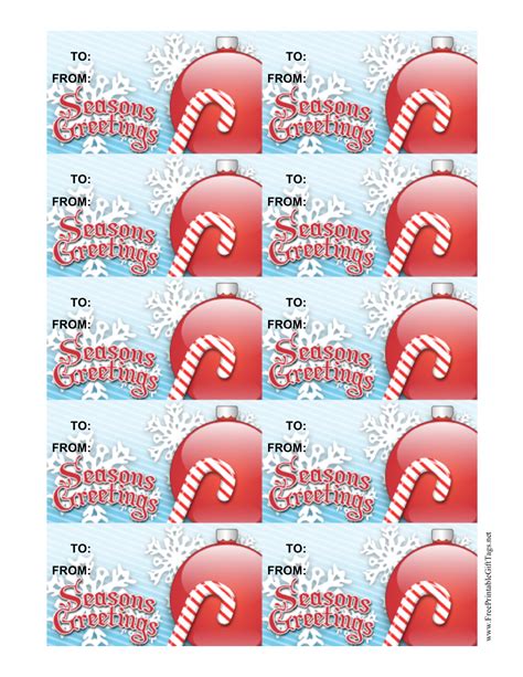 Candy Cane Templates Gifts