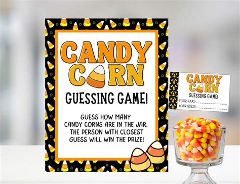 Guessing candy corn