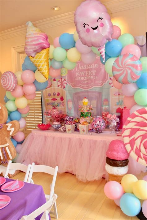 Candy Themed Birthday Party