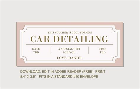 Car detailing coupons