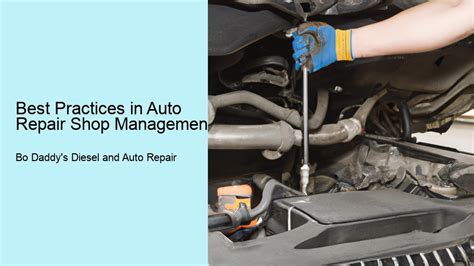 Car repair best practices